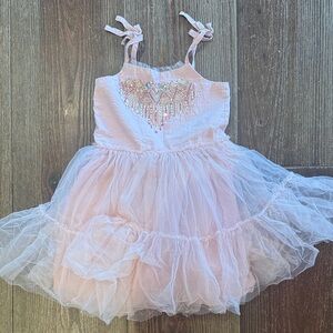 Elegant Pink Kids Formal Dress